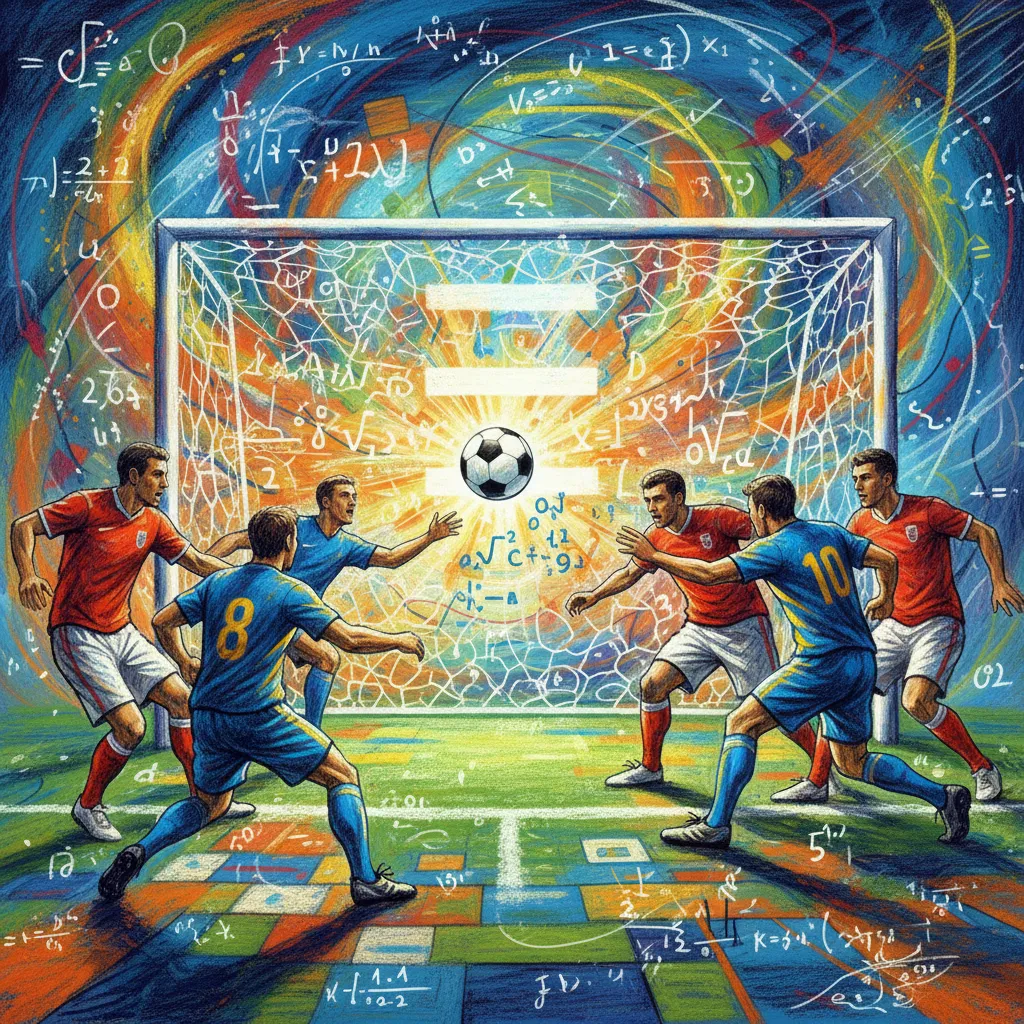 作品《綠茵場上的方程式》的圖片