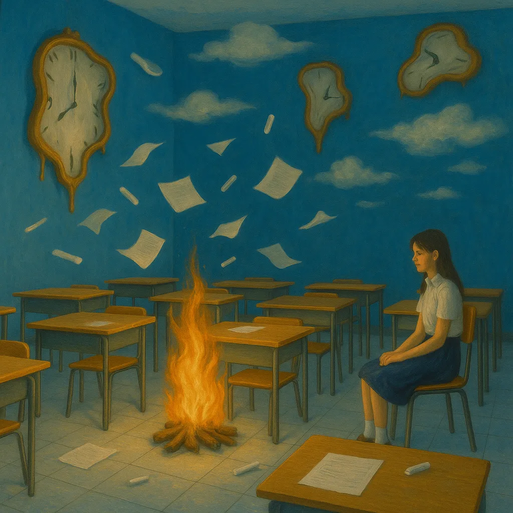 作品《上學的秒數》的圖片