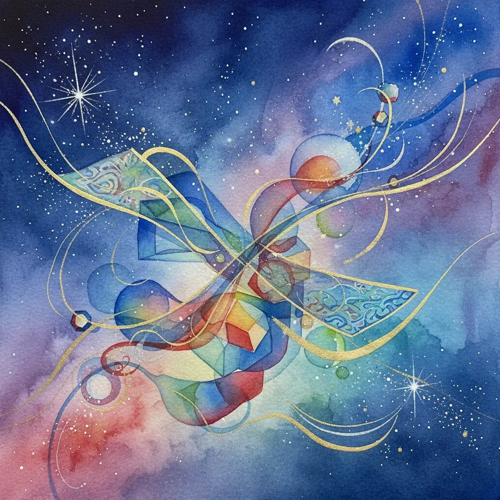 作品《維度疊影》的圖片